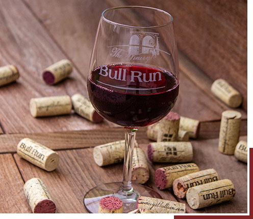 Photo of Bull Run wine glass