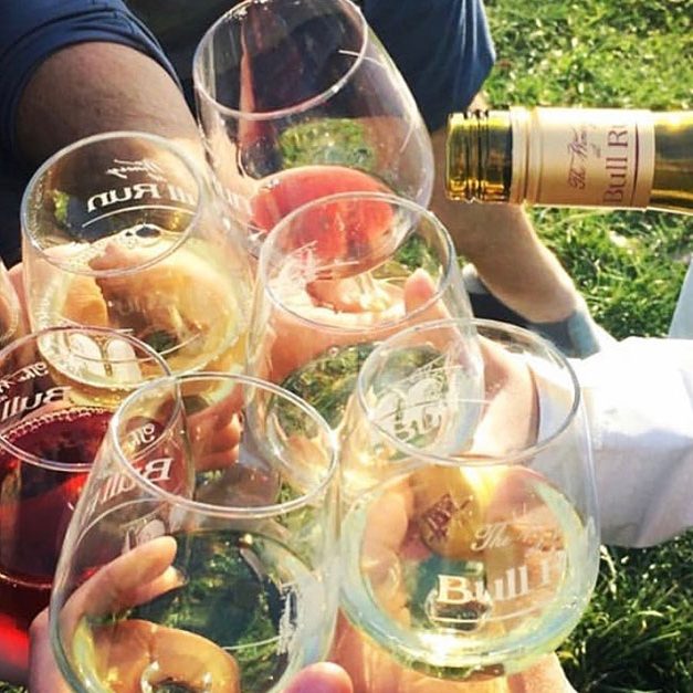 Large group wine tasting photo